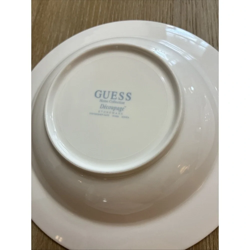 Guess Home Collection Decoupage Bowl Lot Of 5 9